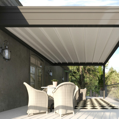 Pergola Cover Addossata Frontale